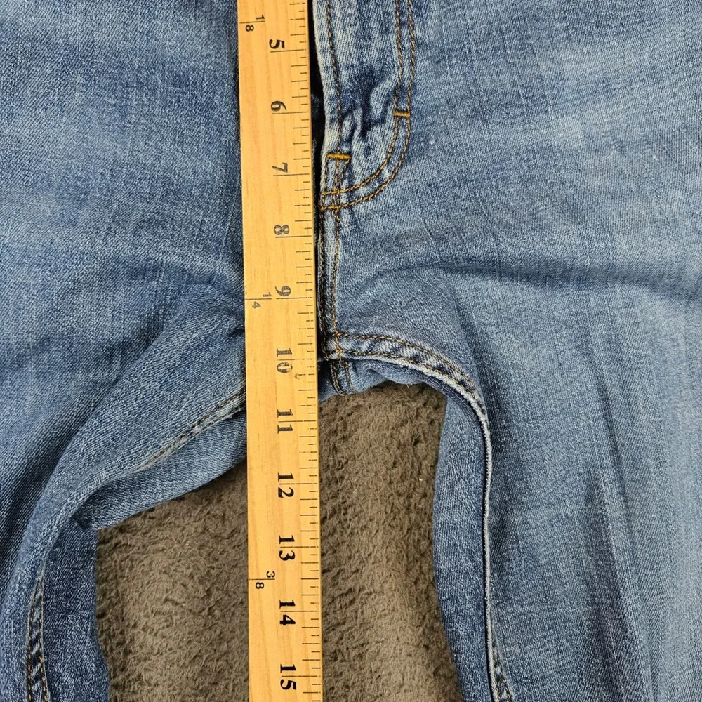 Fat Face UK Mens Slim Eco Denim Jeans Light Wash Blue Size 34L 34x32